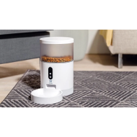 Chytré krmítko Tesla Smart Pet s kamerou TSL-PC-BL4C, bílá