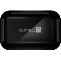 Bezdrátová sluchátka Connect It True Wireless SonicBass CEP-1000-BK, BT, 9 h, černá