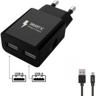 Síťová nabíječka Smart IC 2x USB-A 12W + kabel USB-C (7340), černá