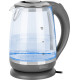Rychlovarná konvice ECG RK 2020 GG, 2 l, 2200 W, šedá