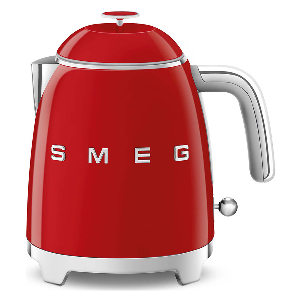 Designová rychlovarná konvice Smeg KLF05RDEU, retro, 0,8 l, 1400 W, červená