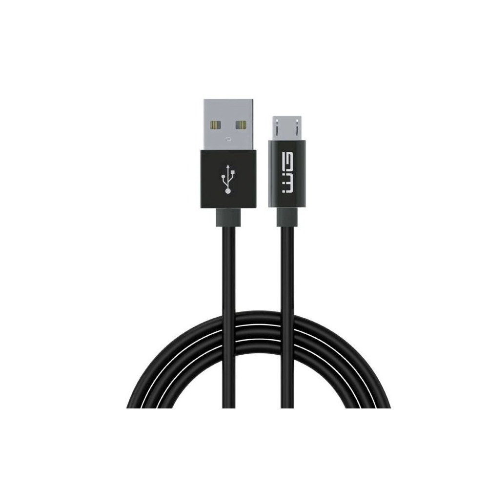 Datový kabel USB-A x Micro USB 1 m, černý