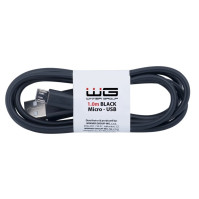 Datový kabel USB-A x Micro USB 1 m, černý