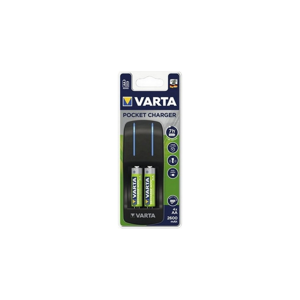 Nabíječka baterií Varta Pocket Charger + 4x AA 2600 mAh