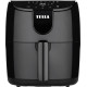 Horkovzdušná fritéza Tesla AirCook Q40, 1500 W, 4 l, 8 programů, černá