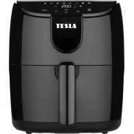 Horkovzdušná fritéza Tesla AirCook Q40, 1500 W, 4 l, 8 programů, černá