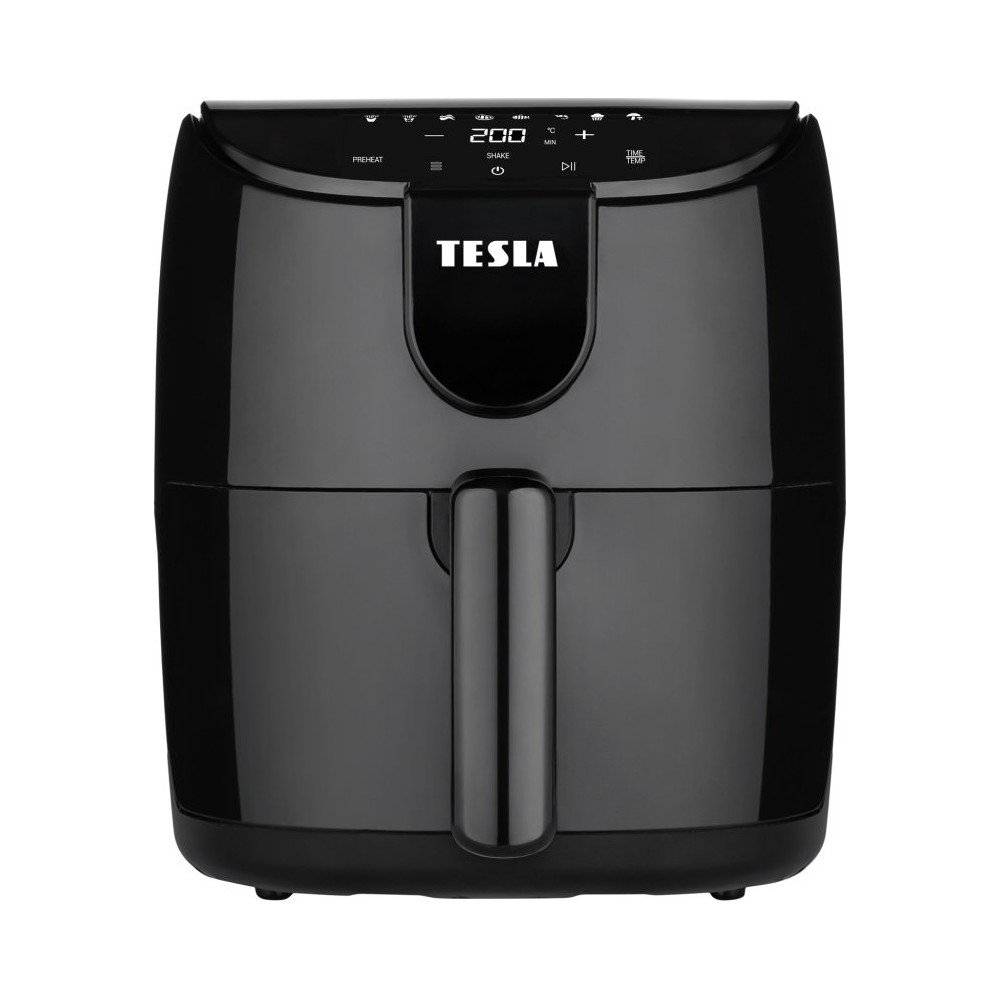 Horkovzdušná fritéza Tesla AirCook Q40, 1500 W, 4 l, 8 programů, černá