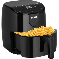 Horkovzdušná fritéza Tesla AirCook Q40, 1500 W, 4 l, 8 programů, černá
