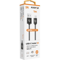 Kabel Aligator Power USB/USB-C, 3 A, 1 m (DATKP43), černý