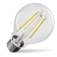 LED žárovka Filament A60, E27, 7,5W (75 W), 1 055 lm, teplá bílá, stmívatelná