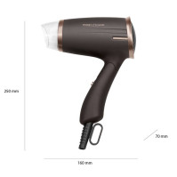 Fén Clatronic Proficare PC-HT 3009, 1400 W, 2 teploty, hnědý