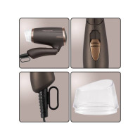 Fén Clatronic Proficare PC-HT 3009, 1400 W, 2 teploty, hnědý