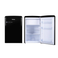 Jednodveřová chladnička s mrazničkou Amica VT 862 AB, E, 86 cm, 93/13 l, černá