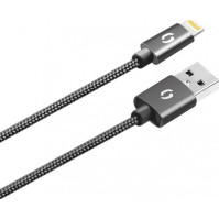 Kabel Aligator Premium USB/Lightning (DATKP37), 2 A, 0,5 m, černý