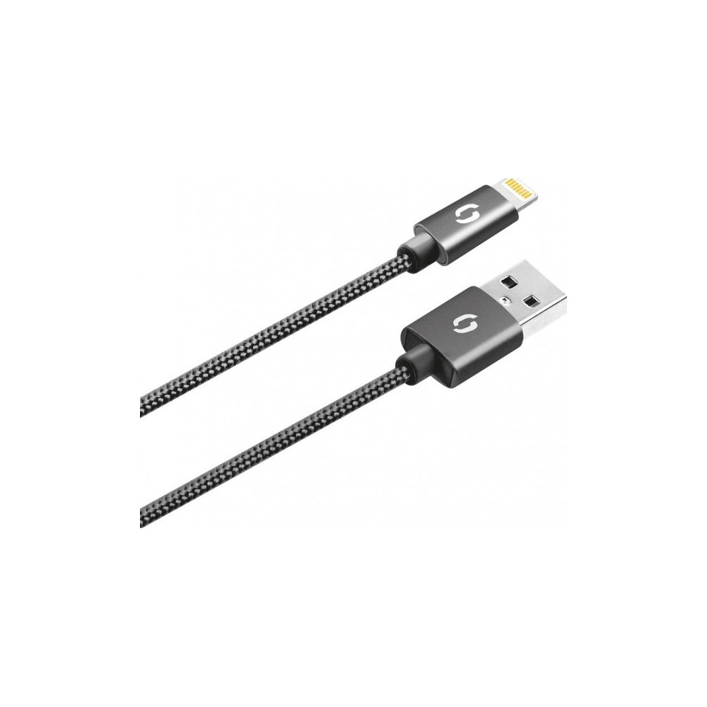 Kabel Aligator Premium USB/Lightning (DATKP37), 2 A, 0,5 m, černý