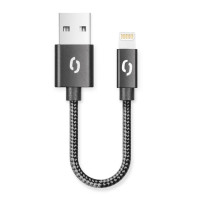 Kabel Aligator Premium USB/Lightning (DATKP37), 2 A, 0,5 m, černý
