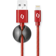 Kabel Aligator Premium USB/Lightning (DATKP11), 1 m, červený