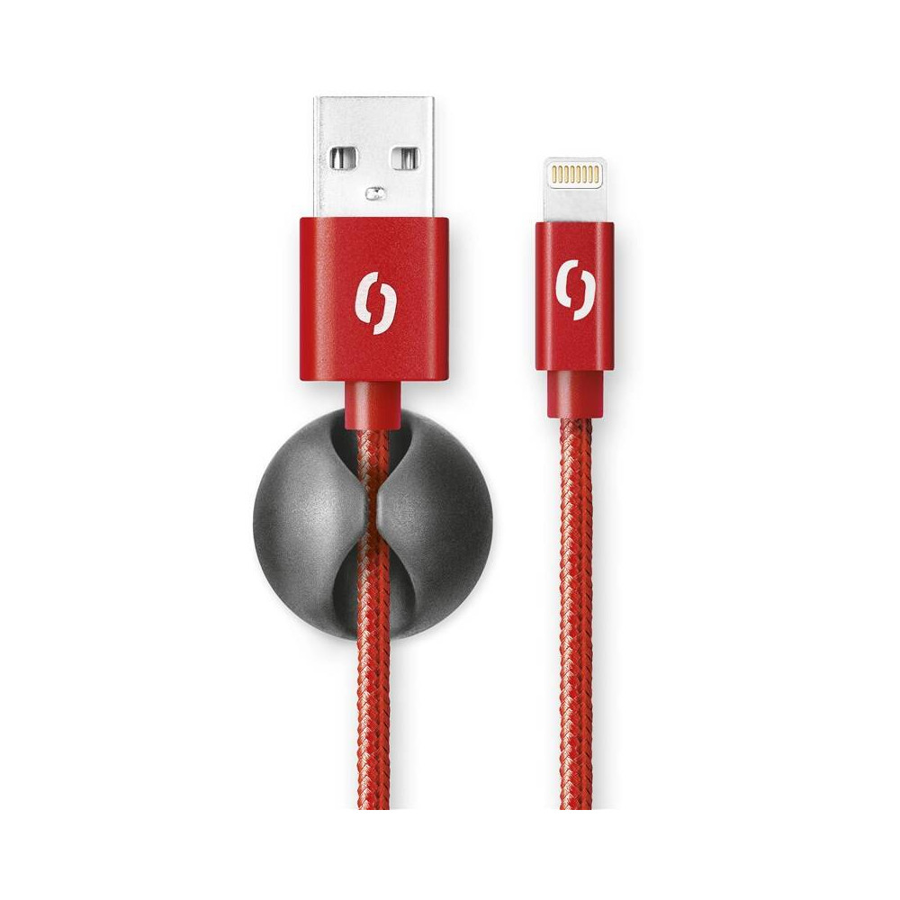 Kabel Aligator Premium USB/Lightning (DATKP11), 1 m, červený