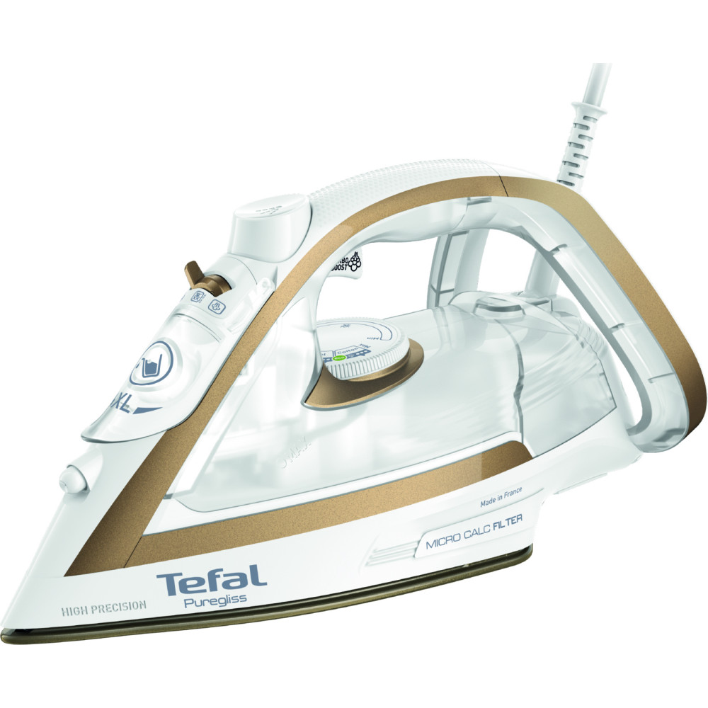 Žehlička Tefal FV8042E0 Puregliss, 2900 W, 50/270 g/min, Coppertinto & White