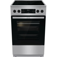 Sklokeramický sporák Gorenje GECS5C70XPA, A, 50 cm, 70 l, 11 funkcí, nerez