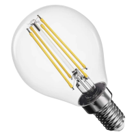 LED žárovka 6 W (60 W), Filament Mini Globe, E14, 810 lm, neutrální bílá