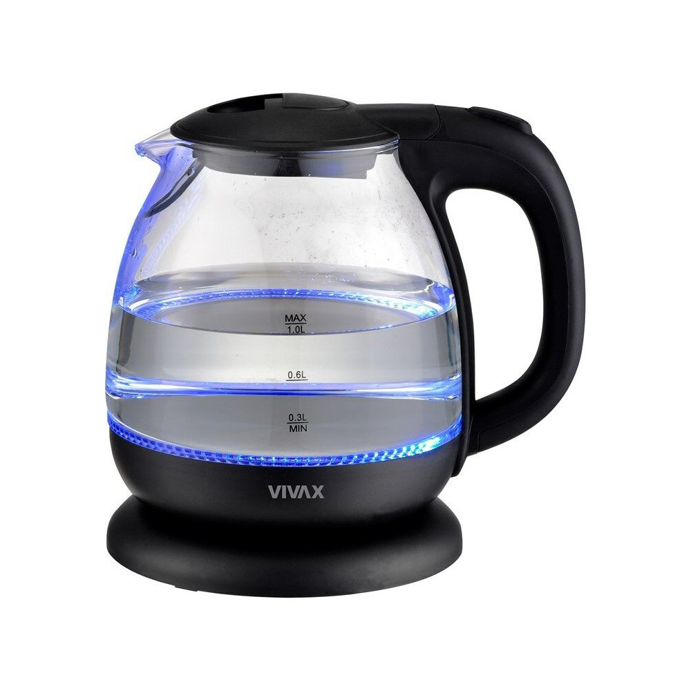 Rychlovarná konvice Vivax WH-100G, 1 l, sklo