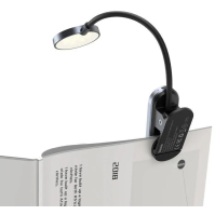 Stolní LED lampa Baseus DGRAD-0G, na čtení, klip, šedá