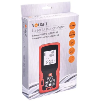 Laserový dálkoměr Solight DM80, rozsah 0,05-80 m, 2x AAA