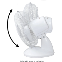Stolní ventilátor Clatronic VL 3601, 23 cm, 30 W, bílý