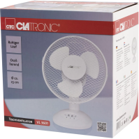 Stolní ventilátor Clatronic VL 3601, 23 cm, 30 W, bílý