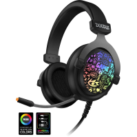 Herní sluchátka Connect IT Doodle RGB (CHP-6501-BK), headset, černý