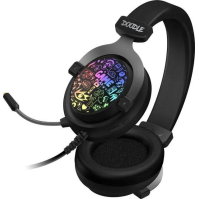 Herní sluchátka Connect IT Doodle RGB (CHP-6501-BK), headset, černý
