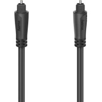 Optický kabel Toslink Hama, 1,5 m (205134), černý