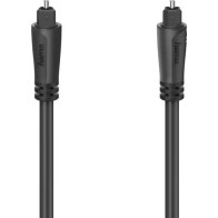 Optický kabel Toslink Hama, 1,5 m (205134), černý