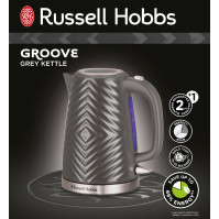 Rychlovarná konvice Russell Hobbs 26382-70, Groove Grey Kettle