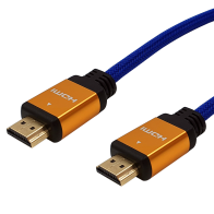 Propojovací HDMI-HDMI kabel, 5 m, V1.4, 1080p+3D+Ethernet (MKF-100522)