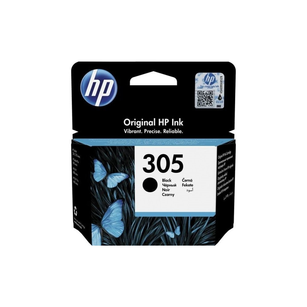 Inkoustová náplň HP- 305 (3YM61AE), 120 stran, originální, černá