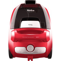 Bezsáčkový vysavač Amica VM 3044 Bagio Eco, 900 W, 79 dB, červený
