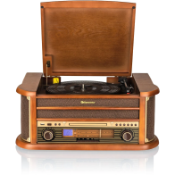 Retro gramofon Roadstar HIF-1993BT, BT, dřevo