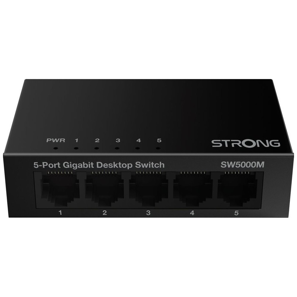 Switch Strong SW5000M 5-Port Gigabit (SW5000M), kovový