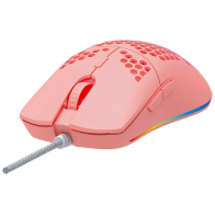 Herní myš WG2 (9526), růžová s podsvícením