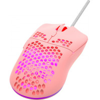 Herní myš WG2 (9526), růžová s podsvícením