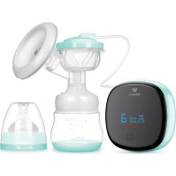 Odsávačka mateřského mléka TrueLife Nutrio BP Electric, bílá/zelená