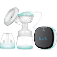 Odsávačka mateřského mléka TrueLife Nutrio BP Electric, bílá/zelená