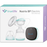 Odsávačka mateřského mléka TrueLife Nutrio BP Electric, bílá/zelená