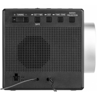 Radiobudík Sony ICF-C1PJ, projekce, FM rádio