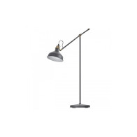 Stojací lampa EMOS ARTHUR na žárovku E27, 150 cm, tmavě šedá, Z7610