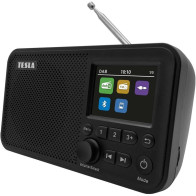Radiopřijímač s DAB+ Tesla Sound DAB75, BT, DAB+/FM, 220 V / aku černý