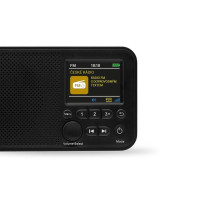Radiopřijímač s DAB+ Tesla Sound DAB75, BT, DAB+/FM, 220 V / aku černý