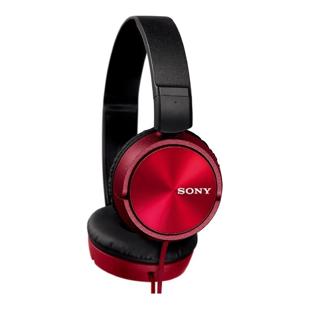 Sluchátka Sony MDR-ZX310 přes hlavu, červená